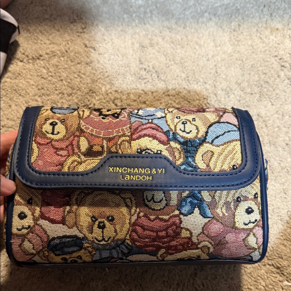 Multicolor Teddy Bear Clutch